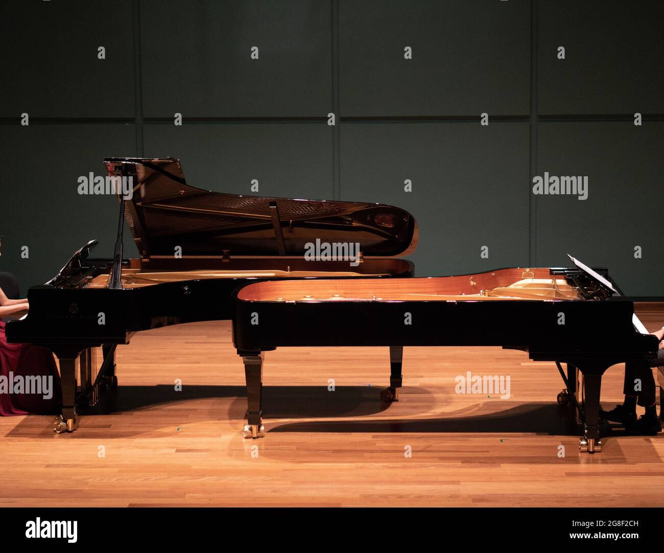 2 Grand Pianos Stock Photo - Alamy