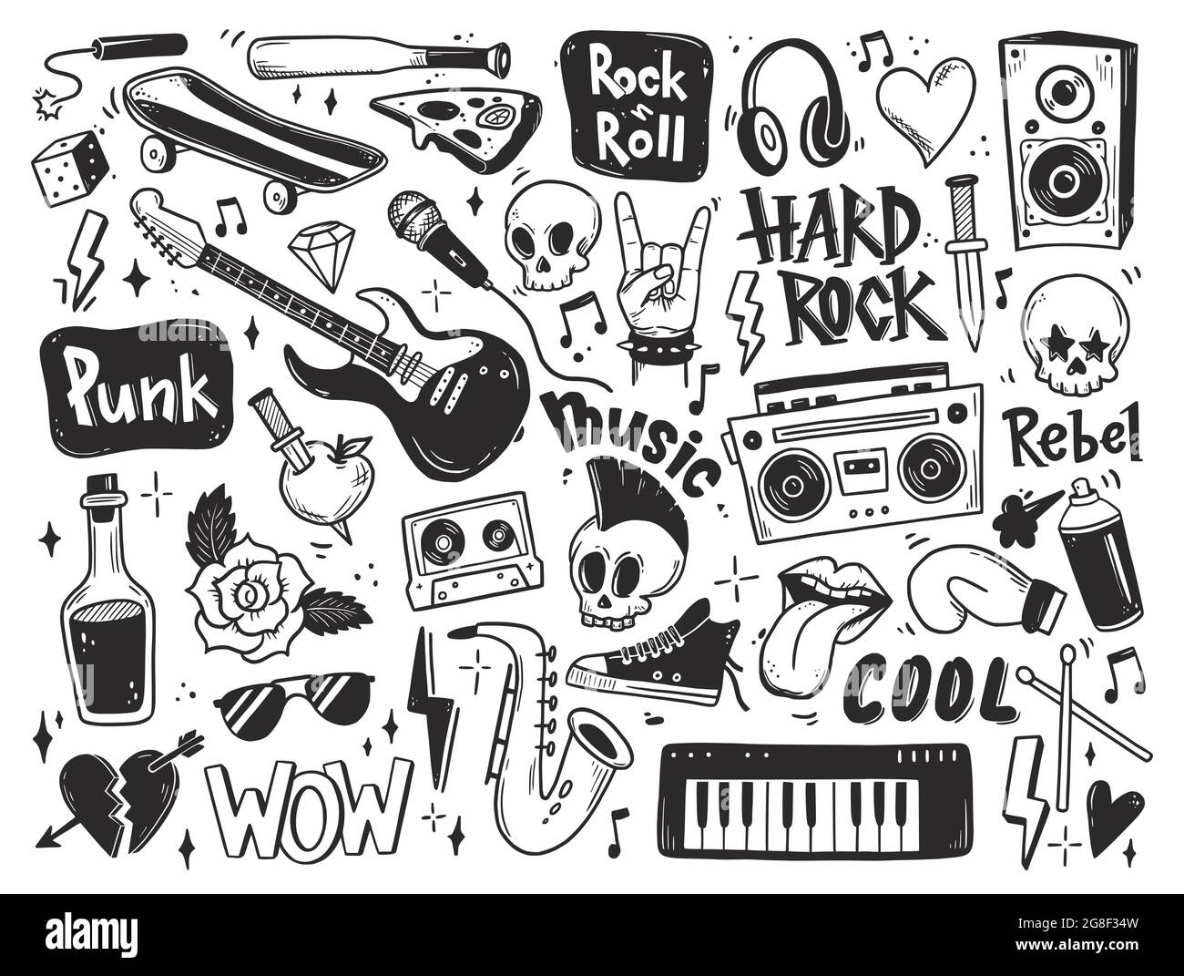 Punk tattoos cool rock Goth &