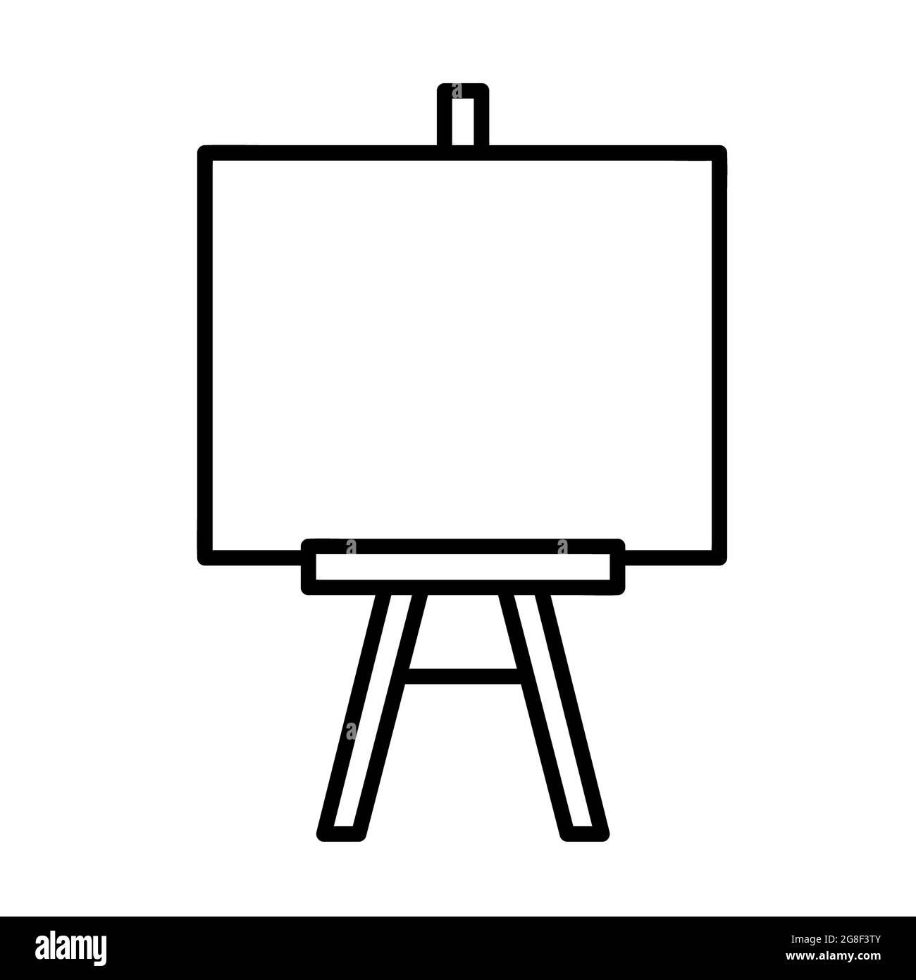 Easel Clipart Black And White