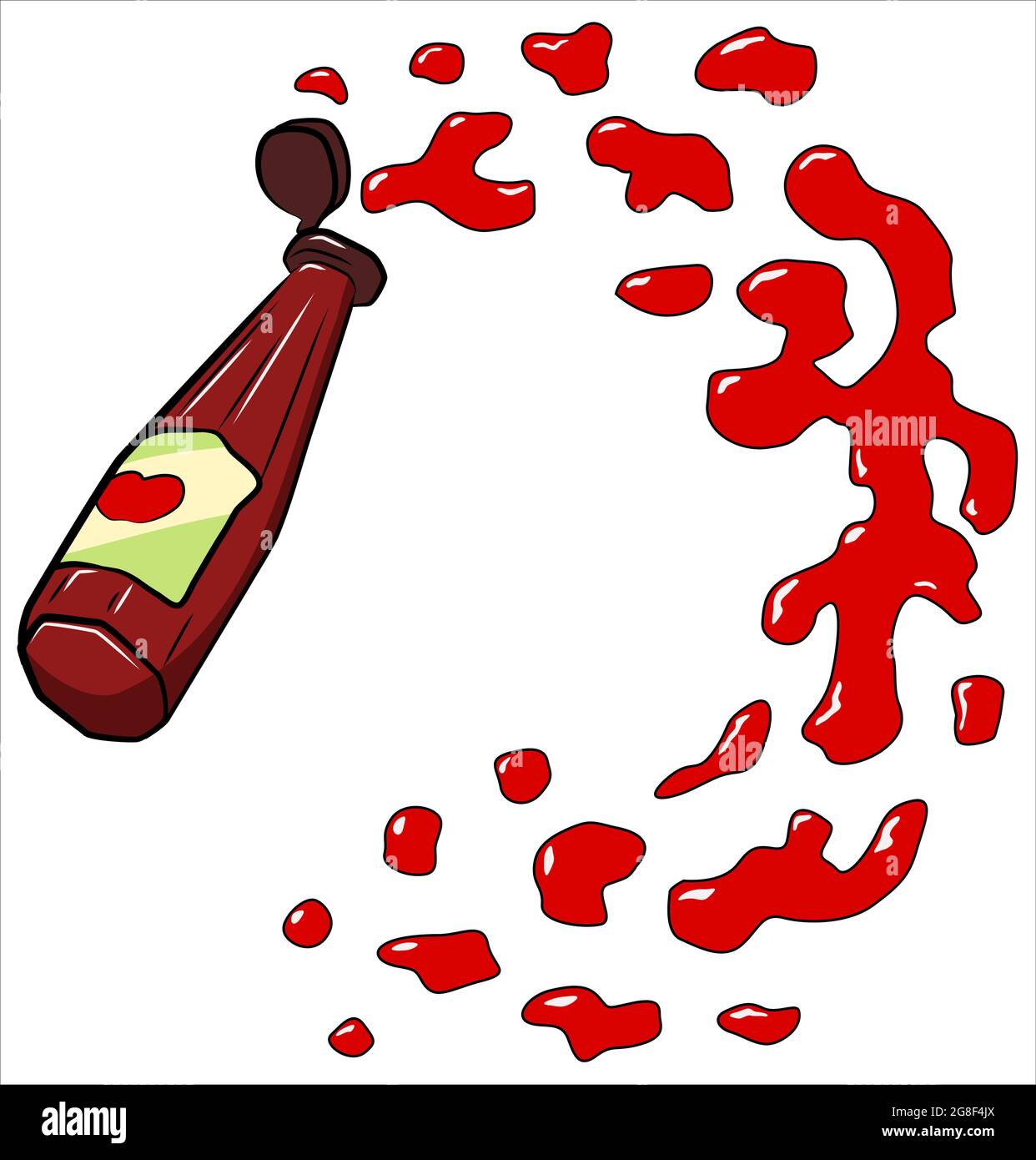 Ketchup bottle splash, cartoon color vector illustration, horizontal, over white, isolated Stock Vector Image & Art - Alamy Ketchup bottle splash, cartoon color vector illustration, horizontal, over white, isolated Stock Vector Image & Art - Alamy