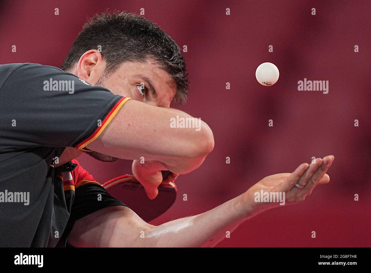 Tokio, Japan. 20th July, 2021. Table tennis Olympics, training at