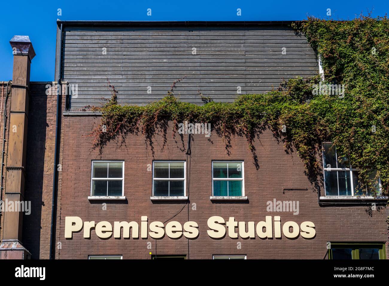 The Premises Studios Hackney London - the Premises Studios are commercial music studios based near Haggerston in Hackney, London. Founded 1986. Stock Photo