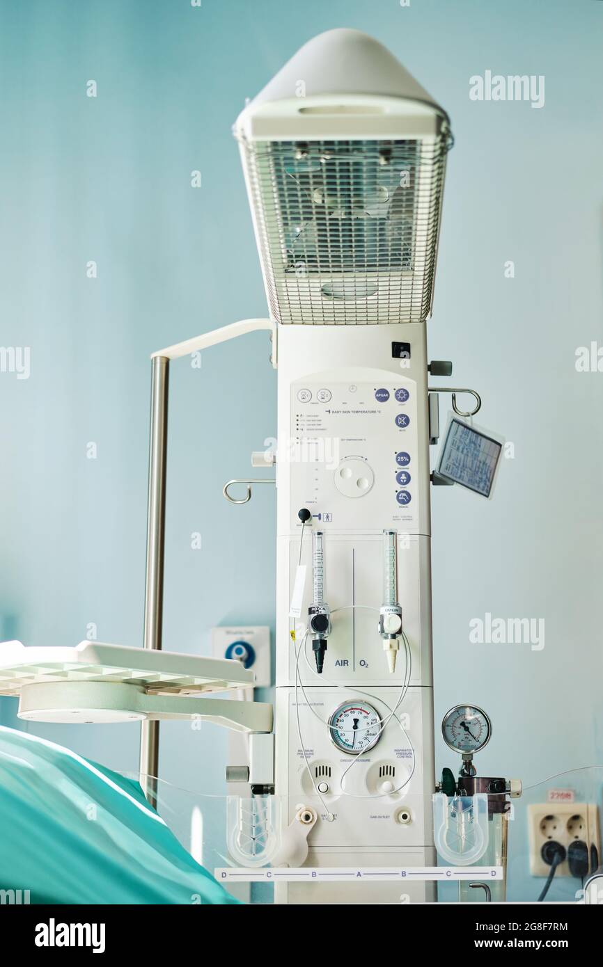 A device for resuscitation of infants and checking the child on the