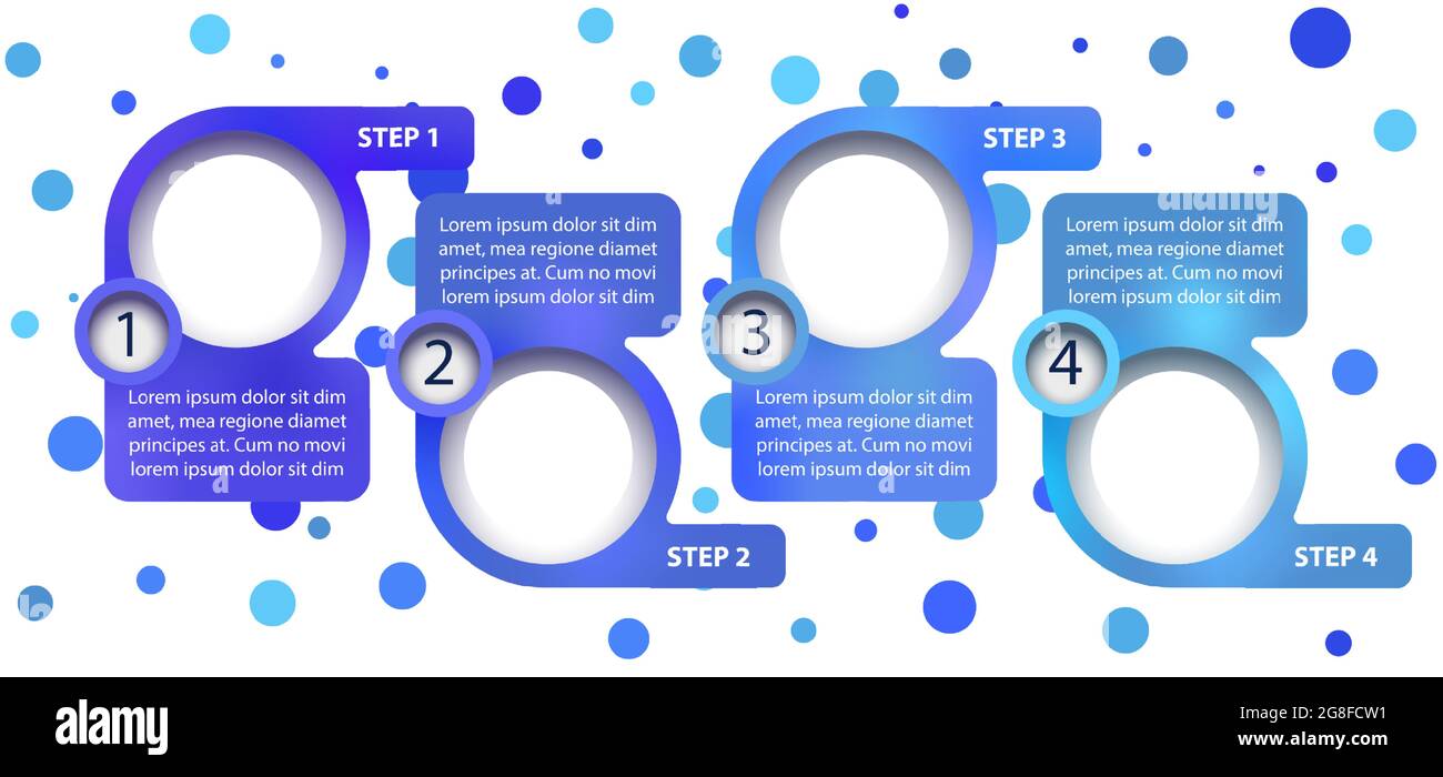 Blue company vector infographic template Stock Vector Image & Art - Alamy