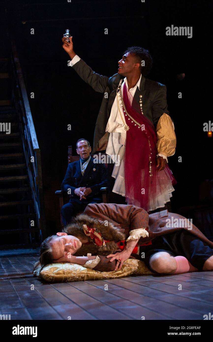 Shakespeare hamlet play within a play hires stock photography and