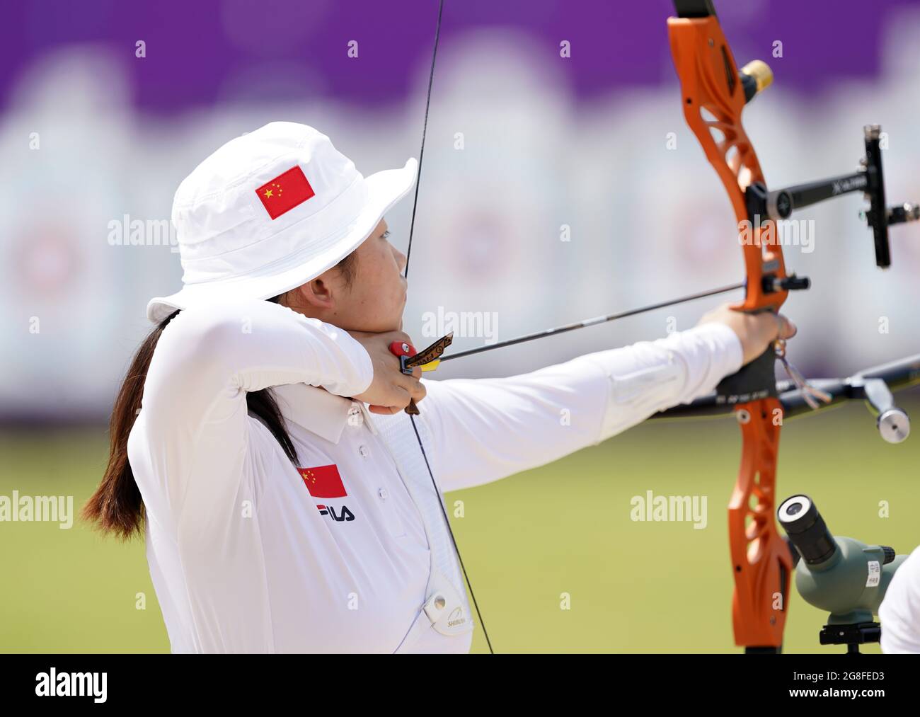 Tokyo, Japan. 20th July, 2021. Yang Xiaolei of the Chinese women's ...