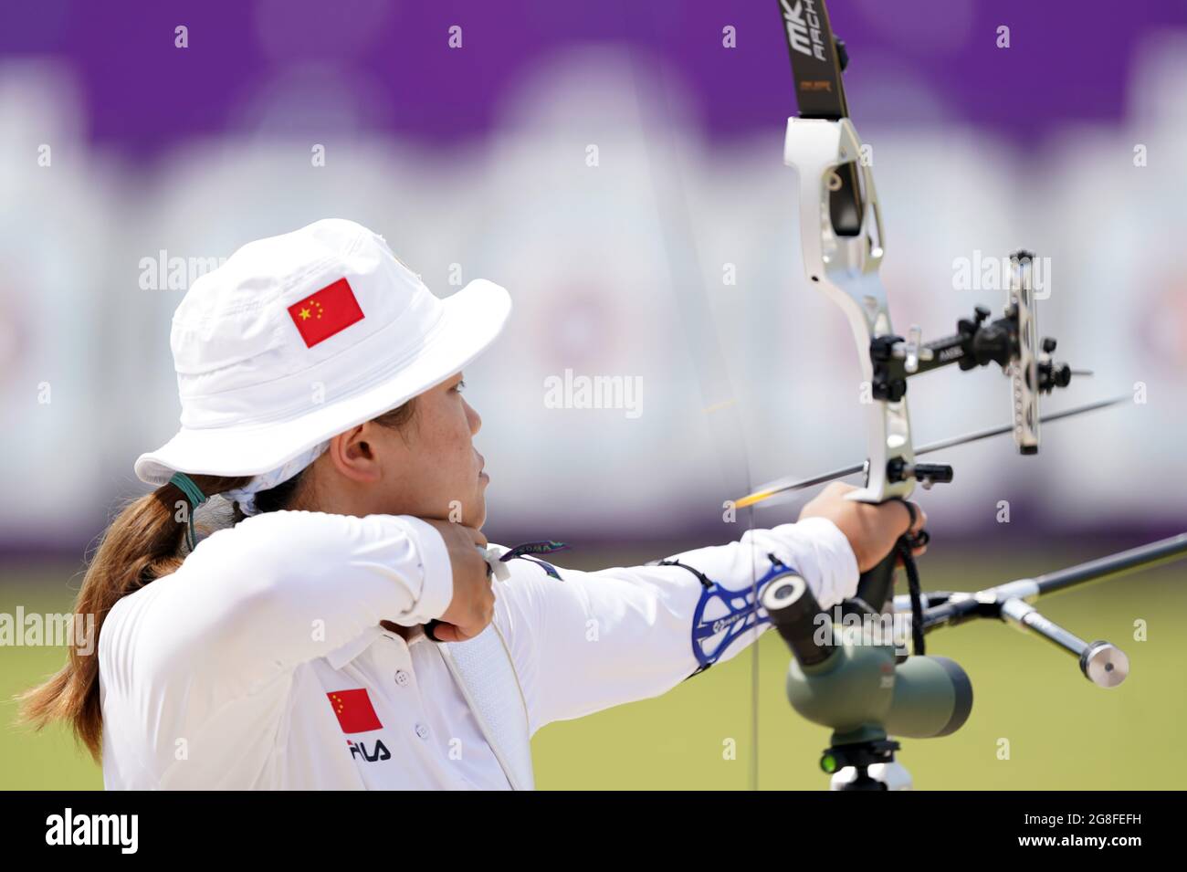 Tokyo, Japan. 20th July, 2021. Yang Xiaolei of the Chinese women's ...