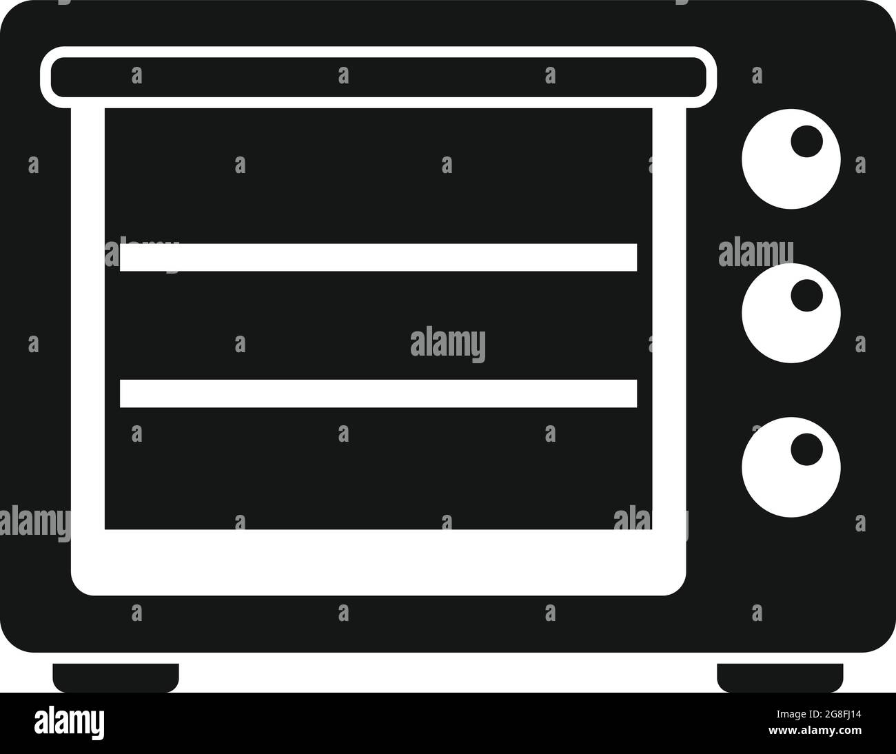 Turbo convection oven icon simple vector. Electric grill stove. Gas fan