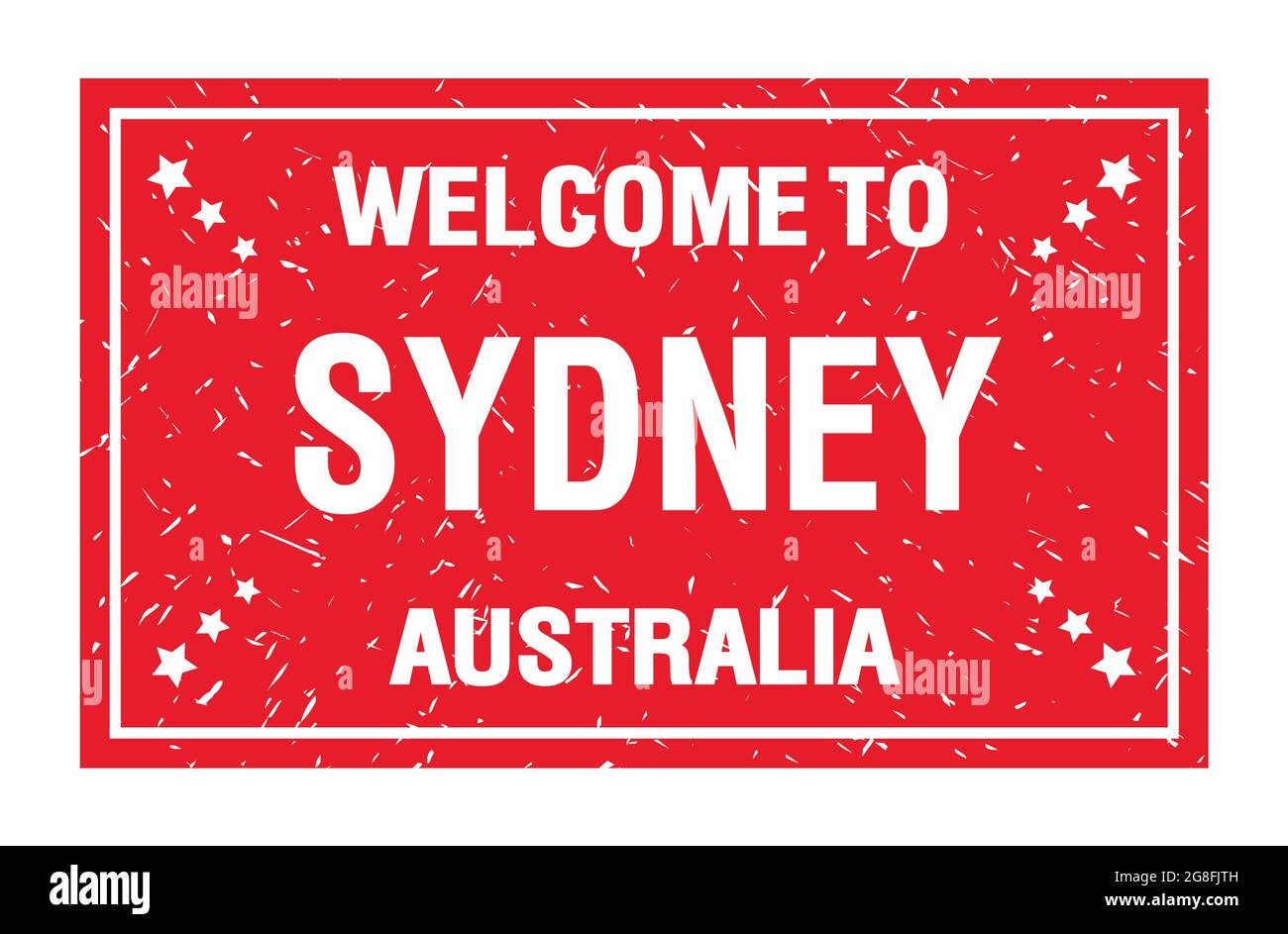 WELCOME TO SYDNEY AUSTRALIA Words Written On Red Rectangle Flag welcome-to-sydney-australia-words-written-on-red-rectangle-flag