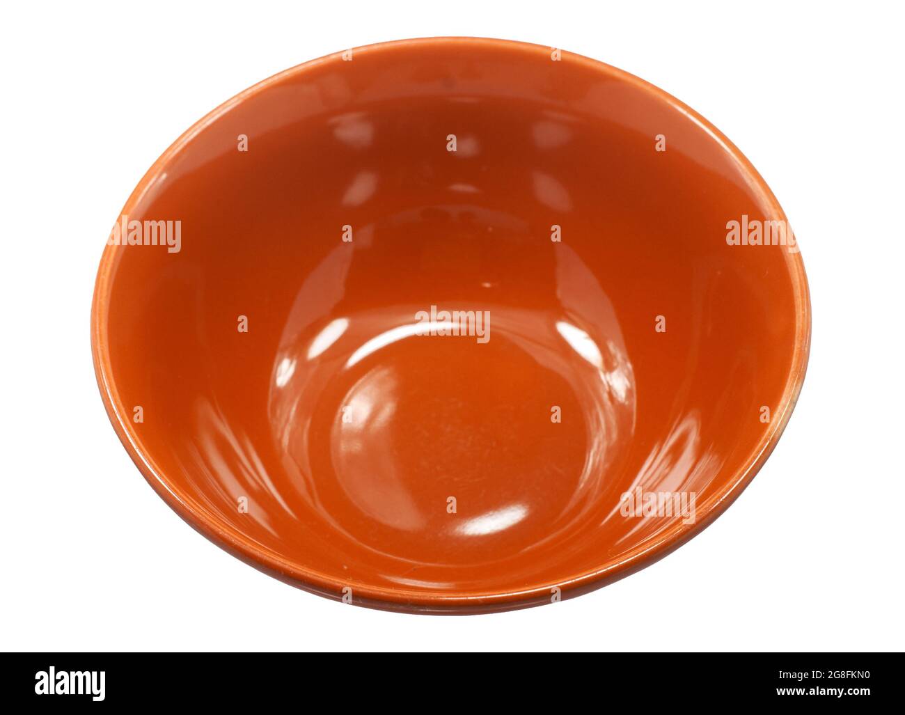 ceramic bowl isolated on white background Stock Photo