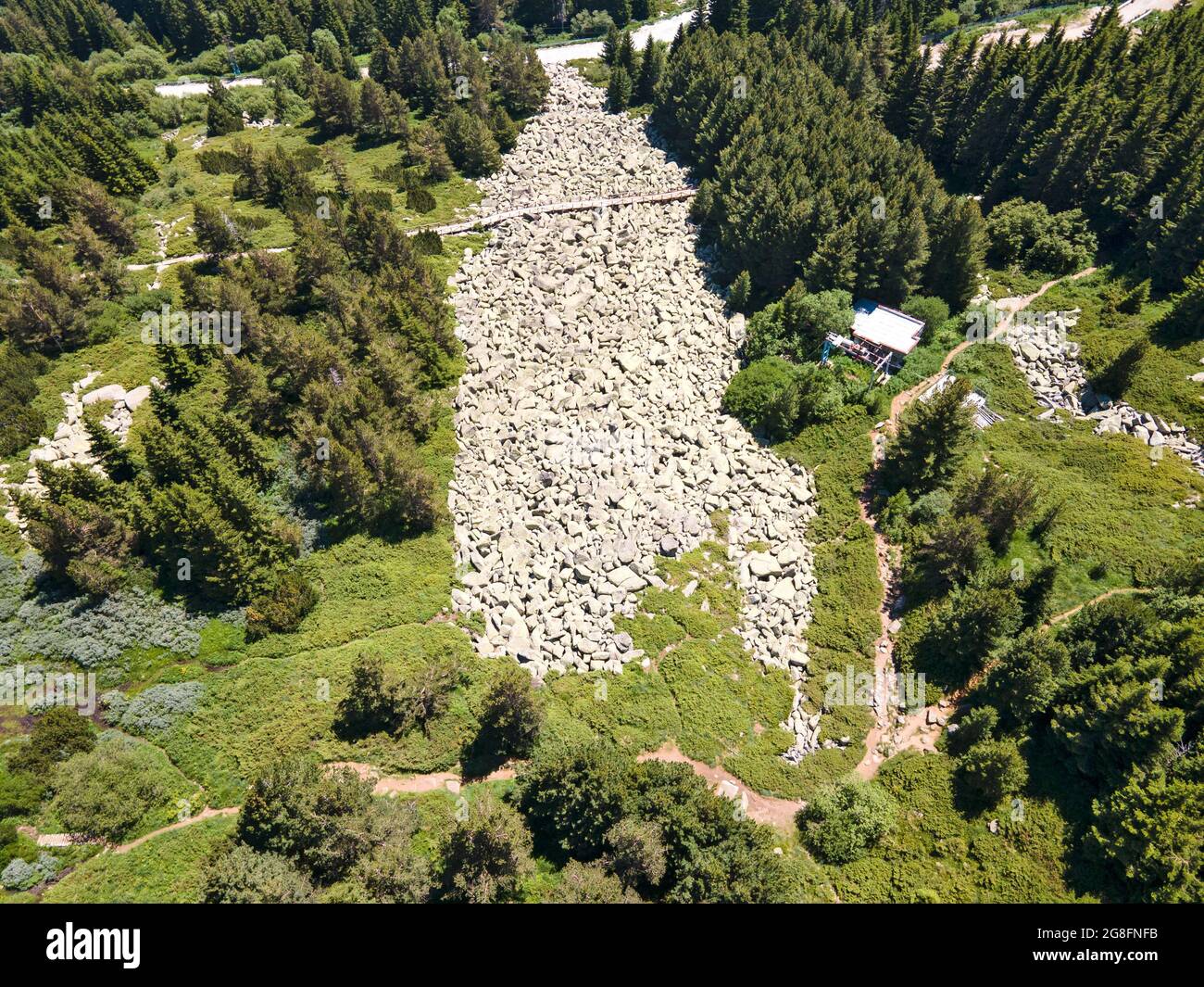 Small mountain river in Vitosha mountain, Sofia Stock Photo - Alamy