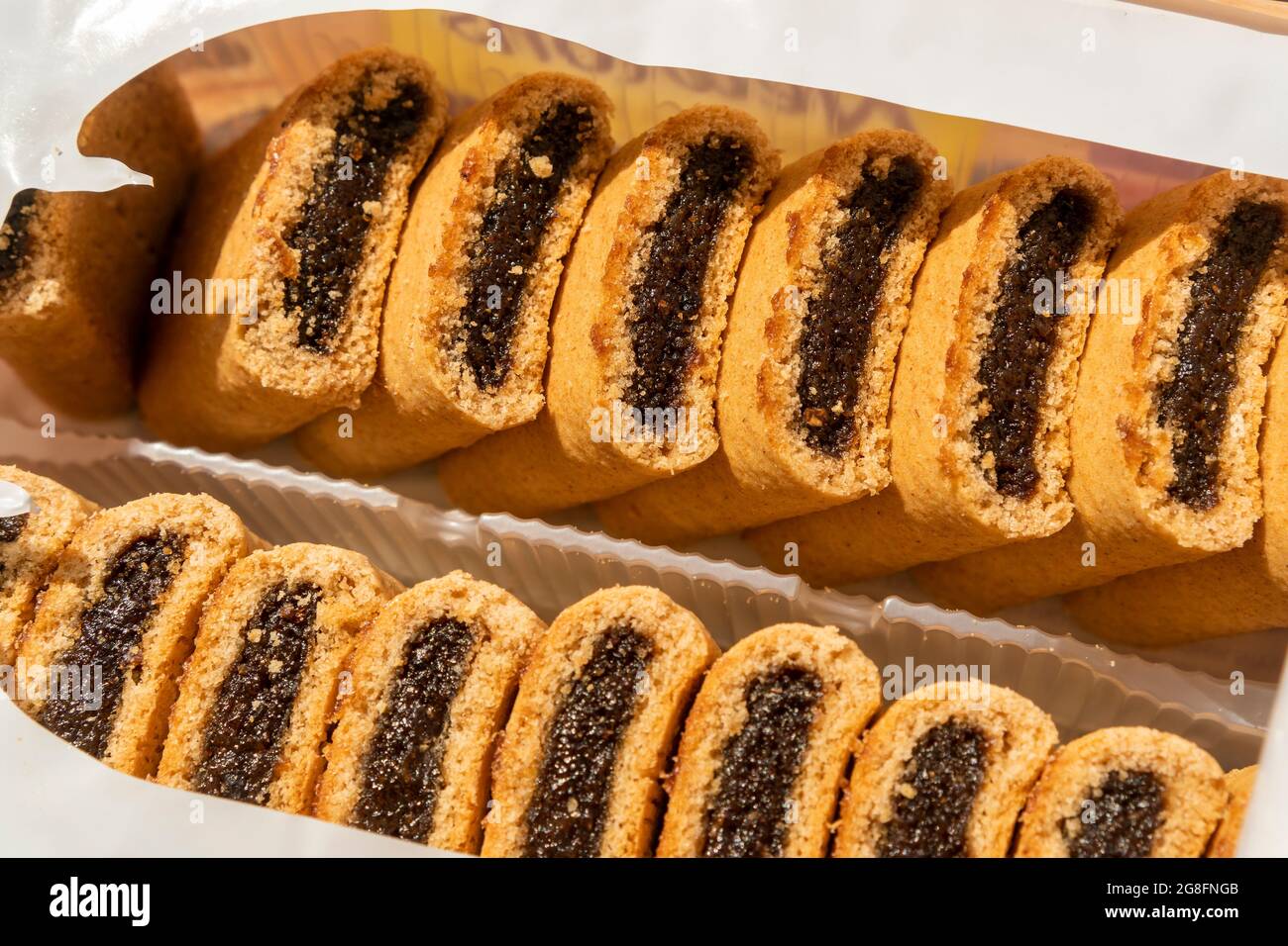 A package of Nabisco’s Fig Newton cookies in New York on Friday, July 16, 2021. (© Richard B. Levine) Stock Photo