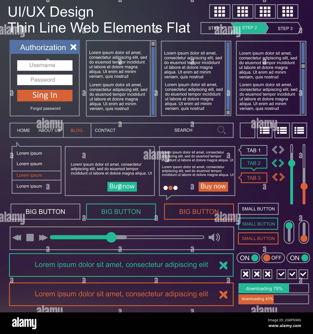 User Interface Design Templates