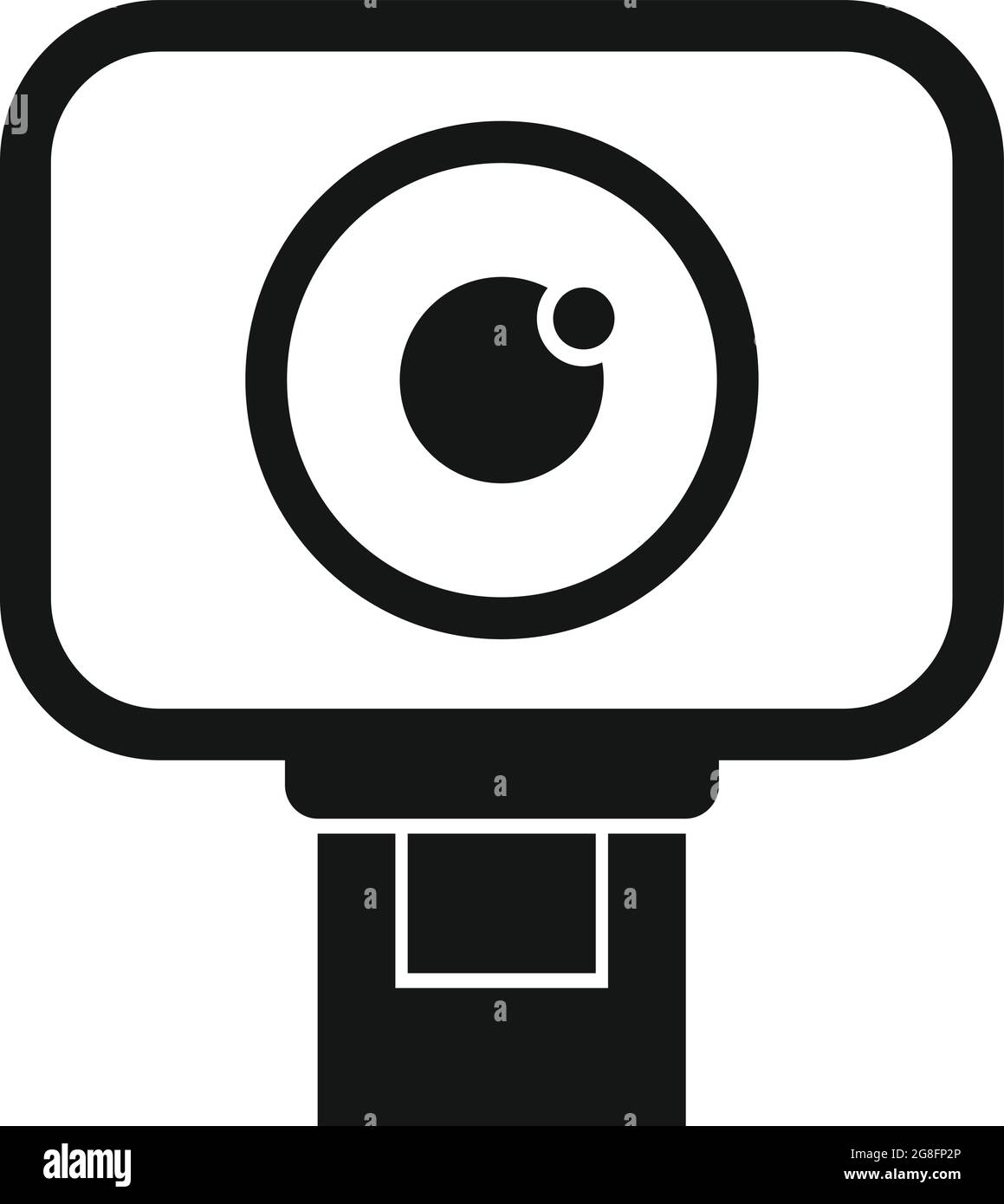 Reel cinema camera icon simple vector. Video camcorder. Record ...