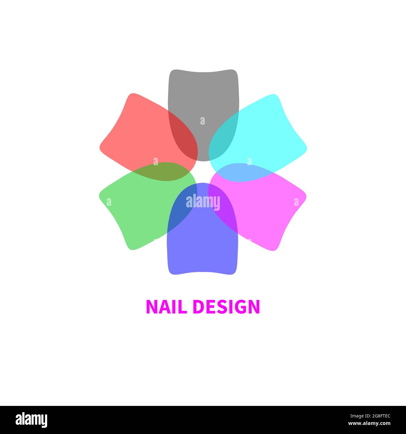 Emblem of Nail Art Studio with Hand Online Logo Template - VistaCreate