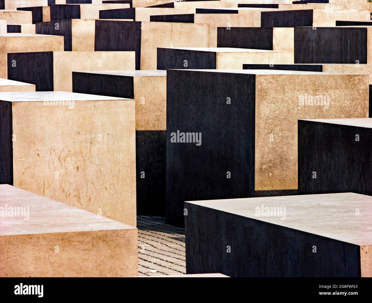 Memoriale della Shoah, Berlino, Germany Stock Photo