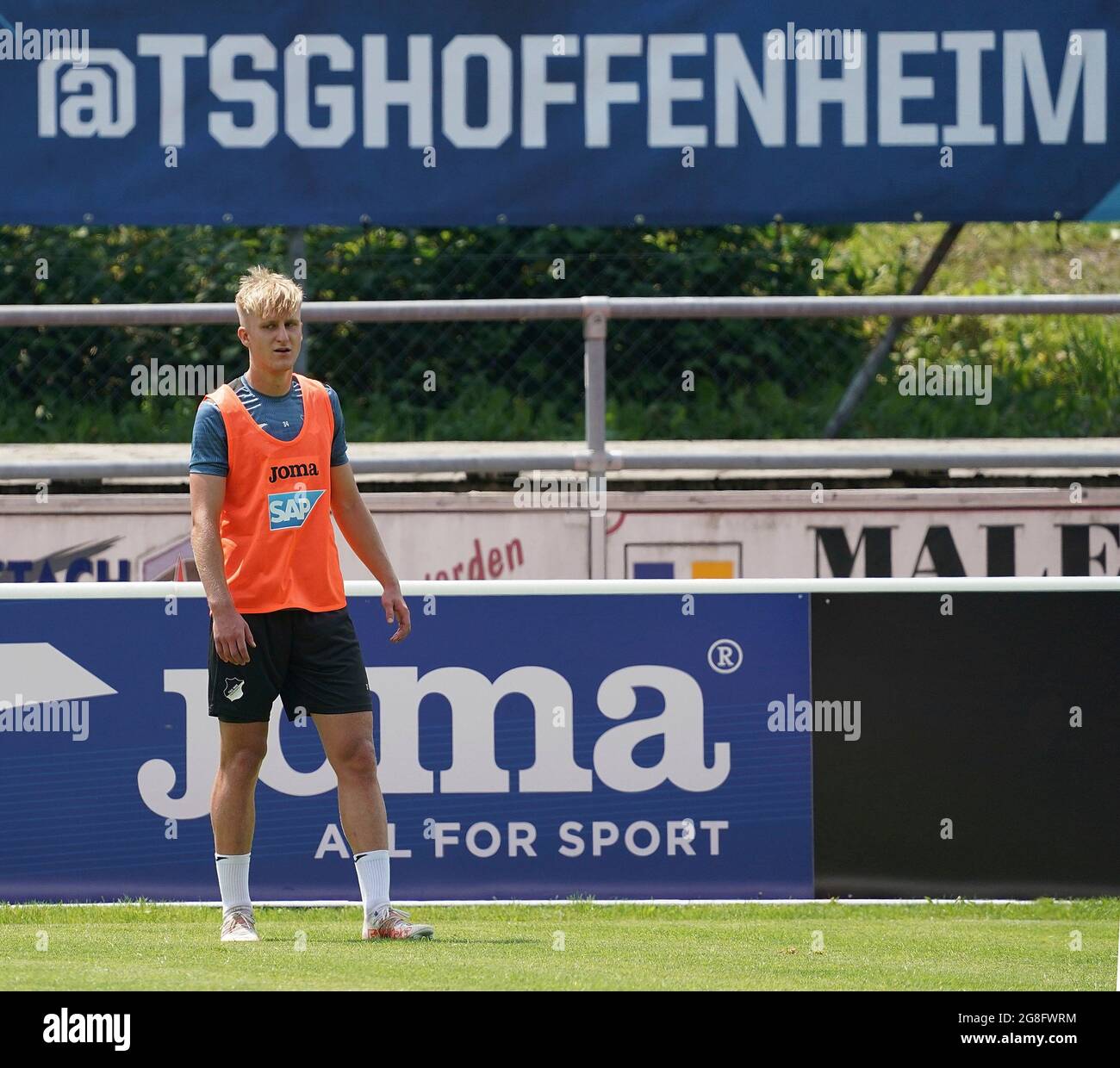 07/20/2021,, Rottach-Egern, TSG Hoffenheim training camp in Rottach-Egern,  in the picture Gabriel Haider (Hoffenheim Stock Photo - Alamy