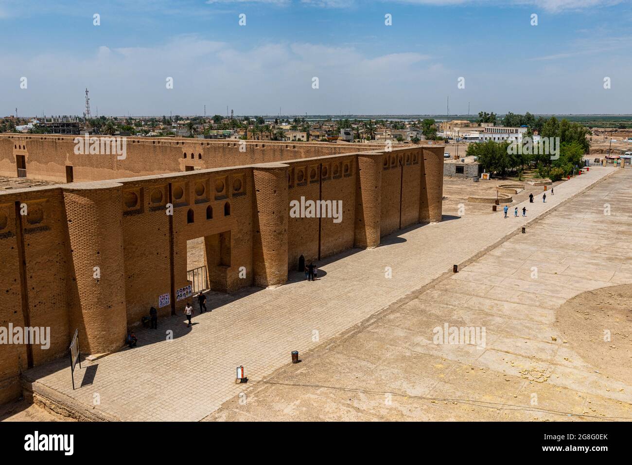 The Great Mosque of Samarra, UNESCO World Heritage Site, Samarra, Iraq, Middle East Stock Photo