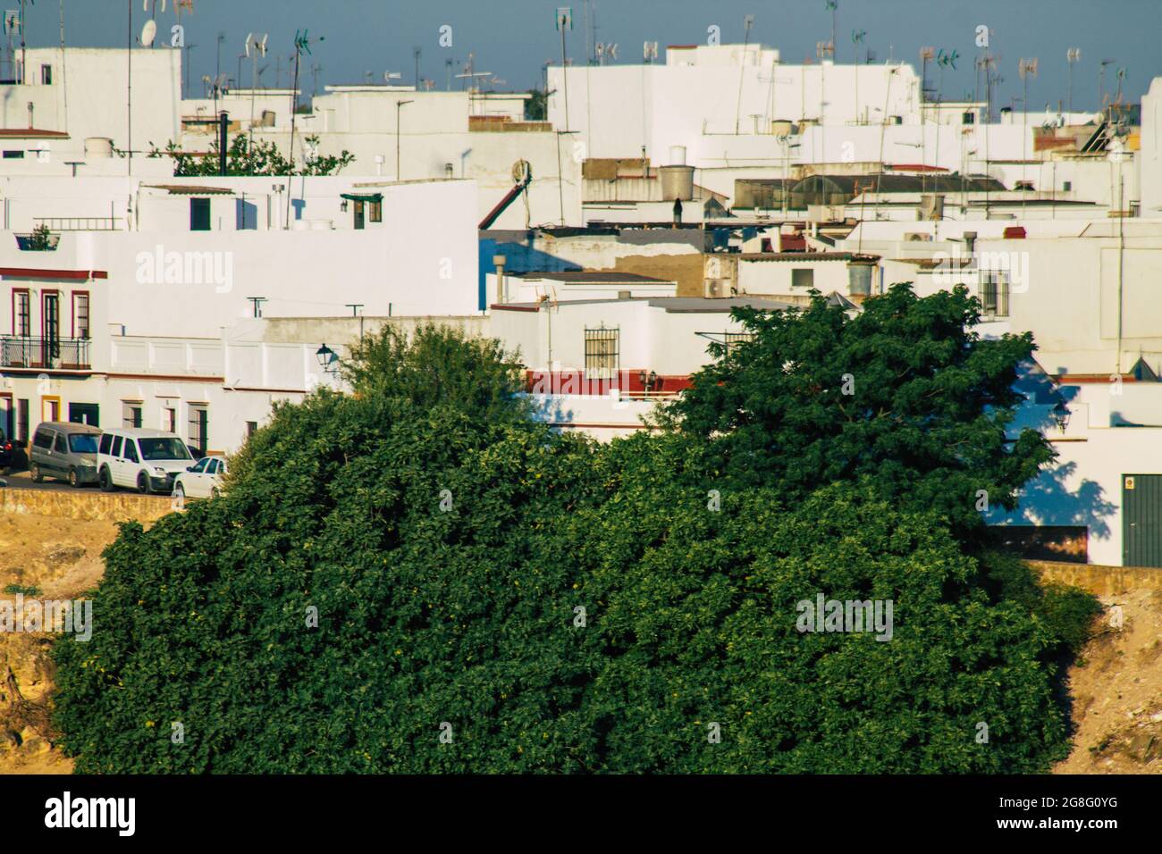 Carmona Spain July 18, 2021 Panoramic view of Carmona called The Bright