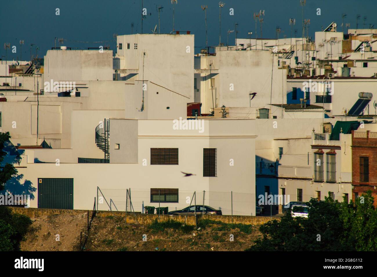 Carmona Spain July 18, 2021 Panoramic view of Carmona called The Bright