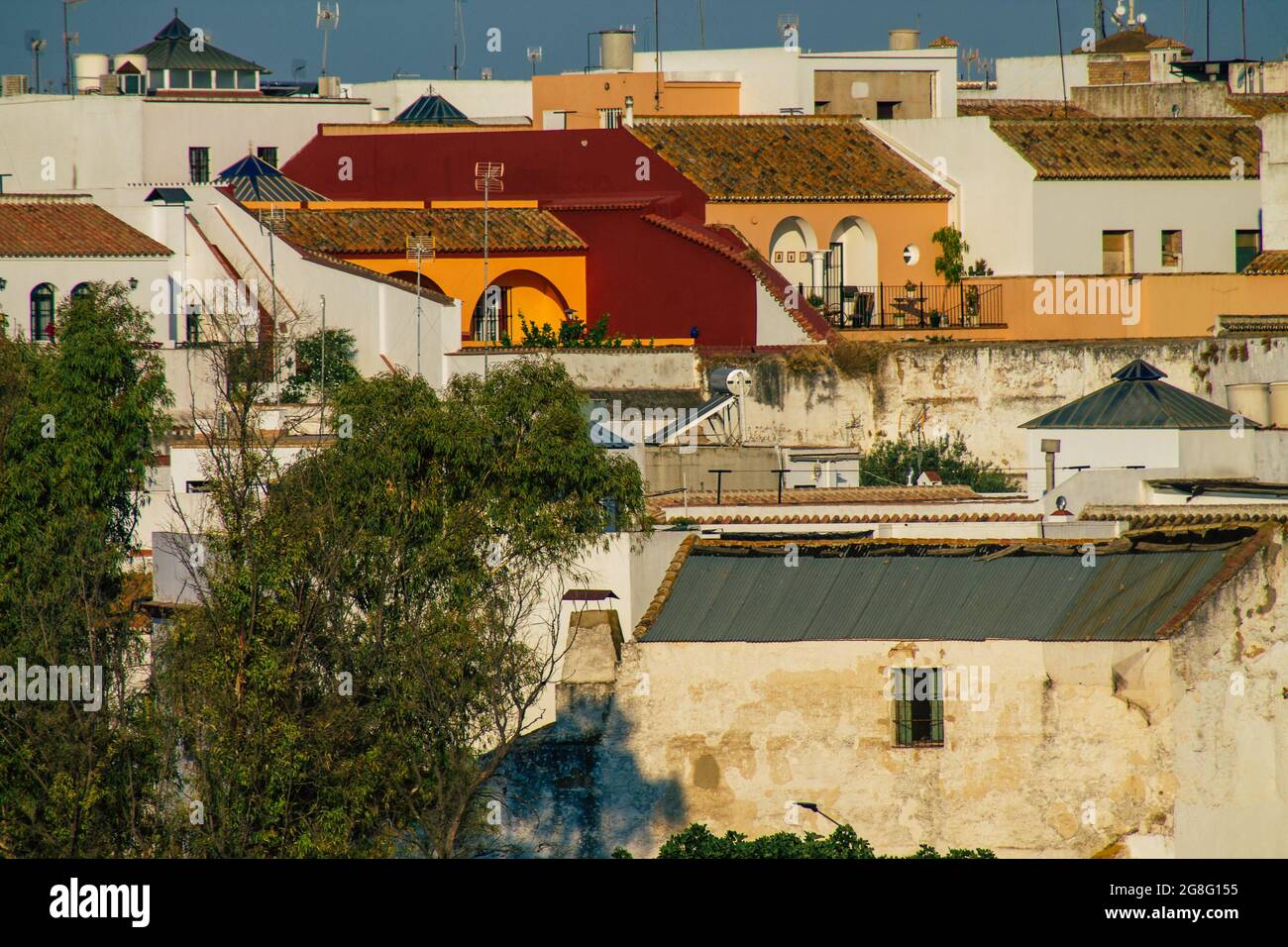 Carmona Spain July 18, 2021 Panoramic view of Carmona called The Bright Star of Europe, the town