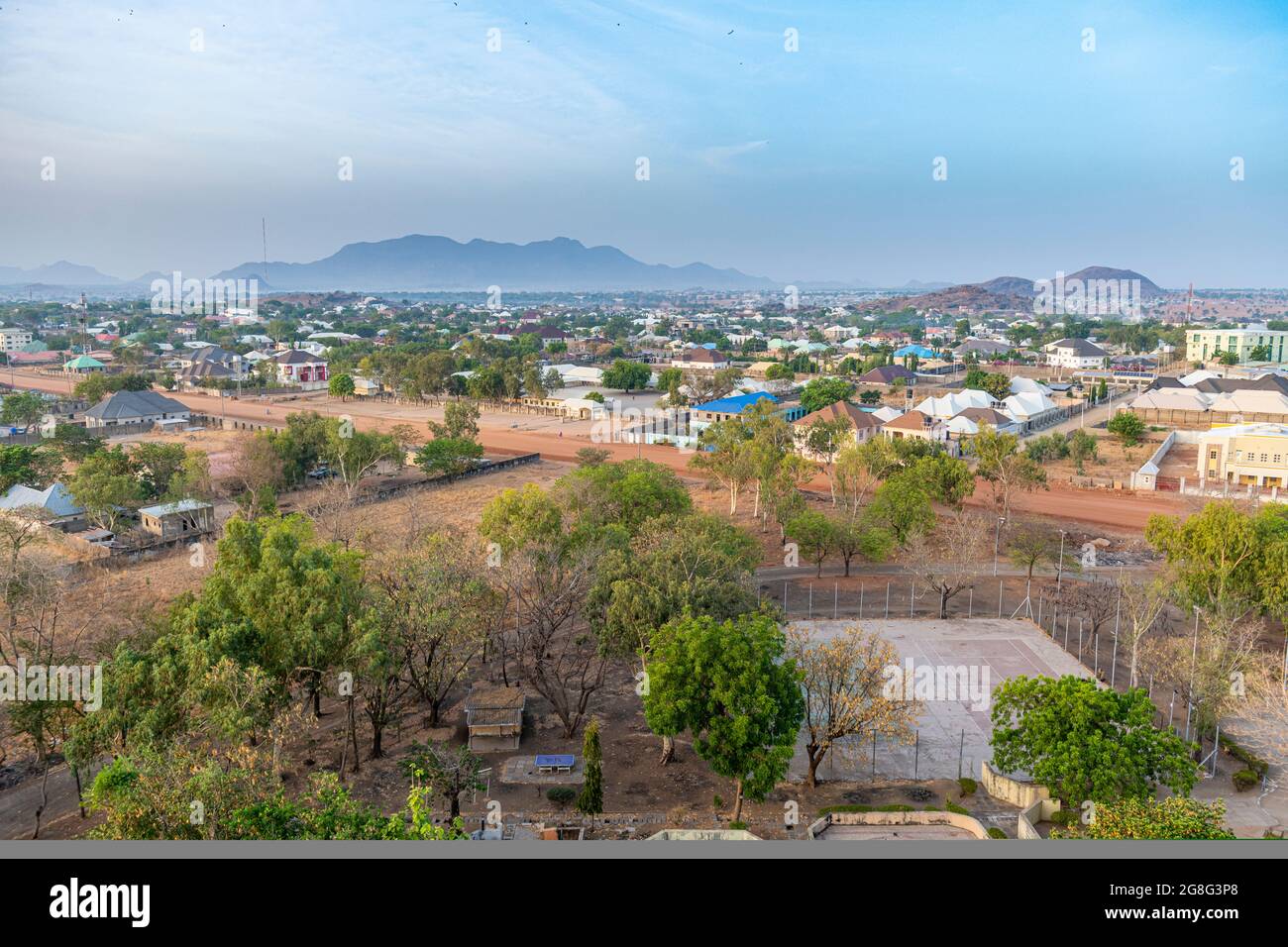 View over Bauchi, eastern Nigeria, West Africa, Africa Stock Photo