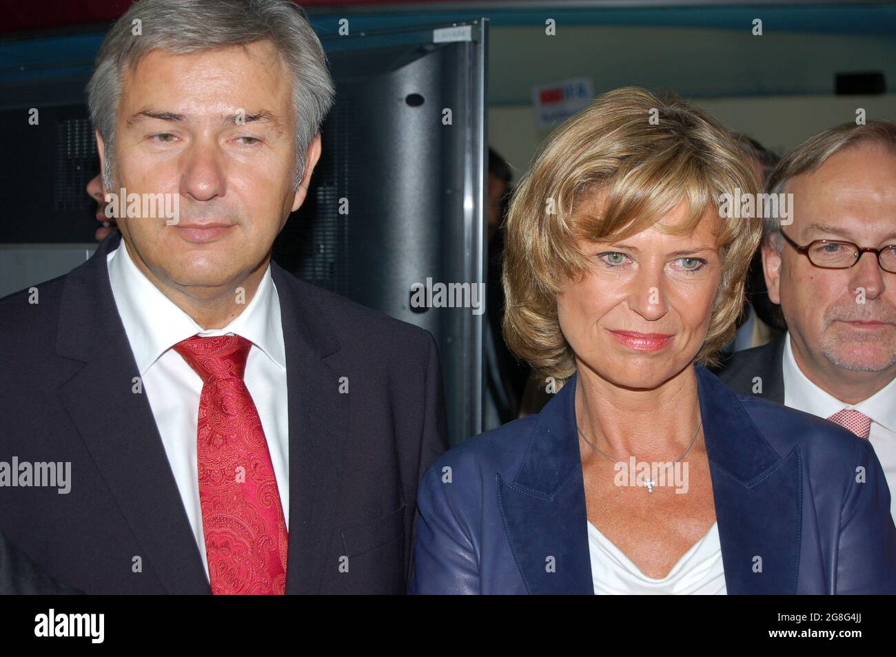 Funkausstellung Berlin 2008 - Messerundgang  - Dagmar Wöhrl, Parlamentarische Staatssekretärin - Klaus Wowereit, Regierender Bürgermeister von Berlin Stock Photo