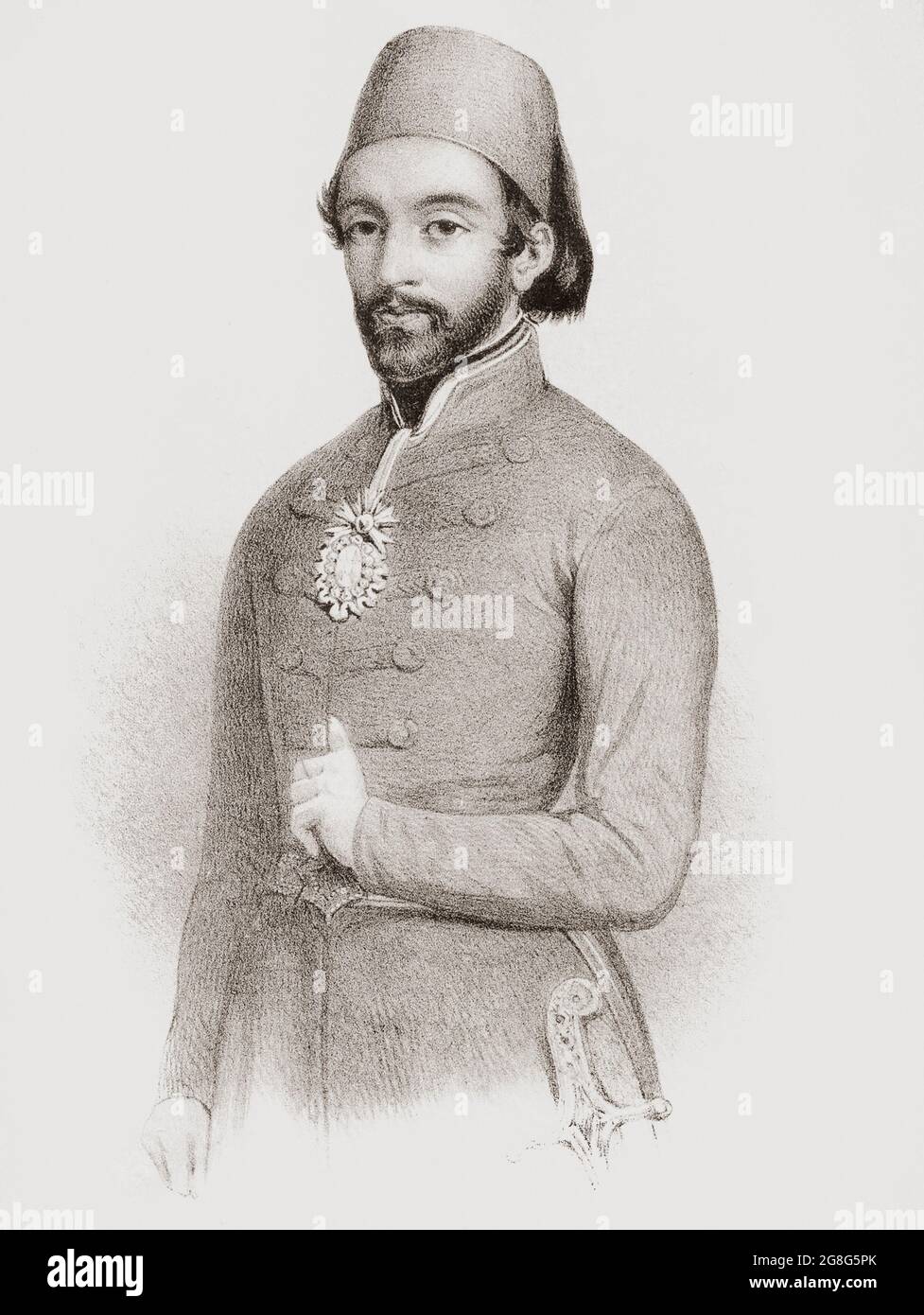 Abdulmejid I,  1823 – 1861.   31st Sultan of the Ottoman Empire Stock Photo