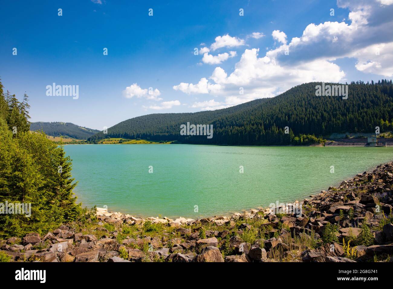 Frumoasa Lake, Harghita County, Romania Stock Photo