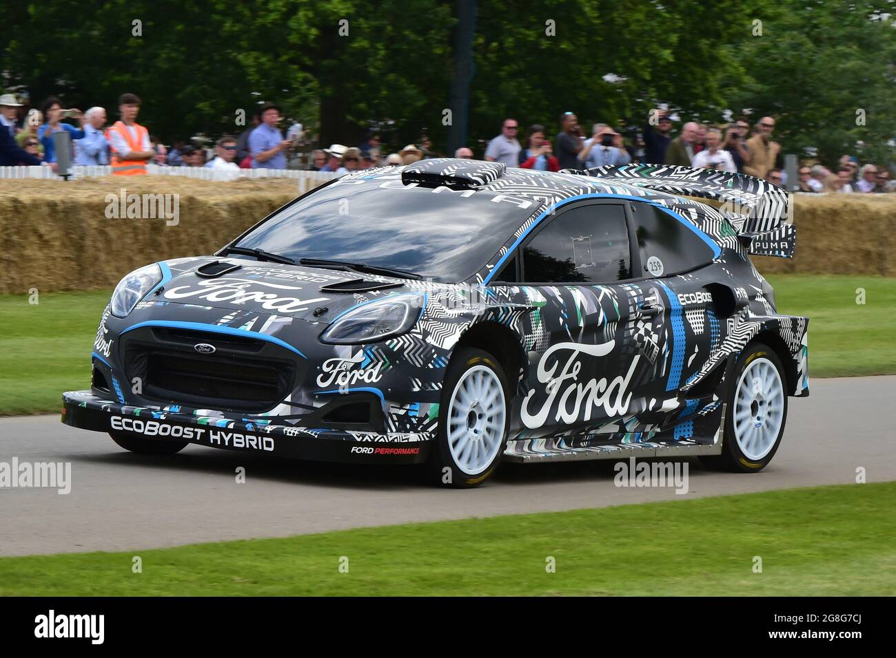 Matthew Wilson, Ford Puma Hybrid Rally 1, Tin Top Titans, The Maestros -  Motorsport's Great All-Rounders, Goodwood Festival of Speed, Goodwood House  Stock Photo - Alamy