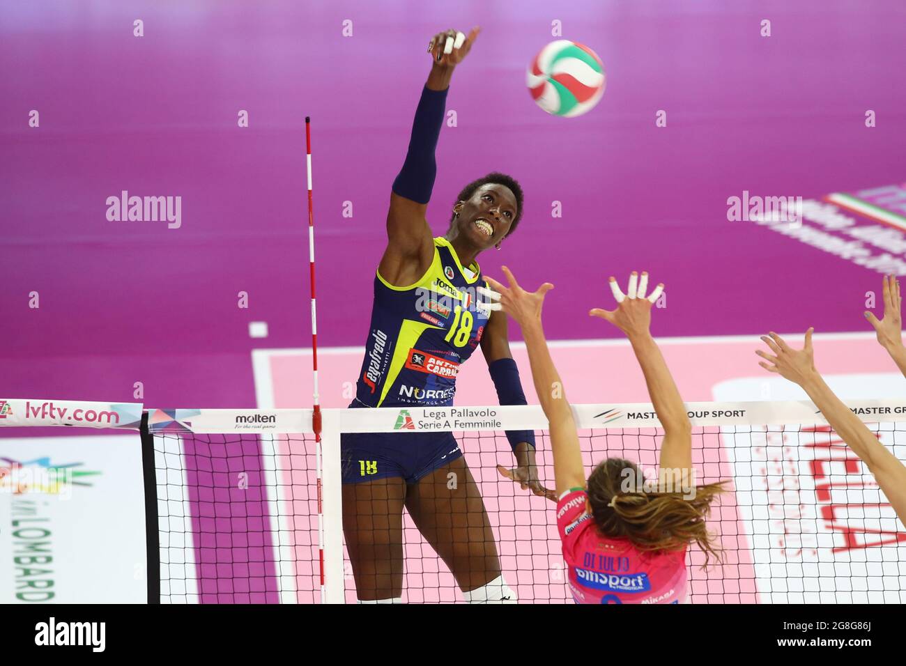 EGONU PAOLA (CONEGLIANO)IMOCO VOLLEY CONEGLIANO - IGOR GORGONZOLA NOVARA PALLAVOLO SUPERCOPPA ITALIANA A1-F 2019-2020 MILANO 16-11-2019 FOTO FILIPPO RUBIN / LVF Stock Photo