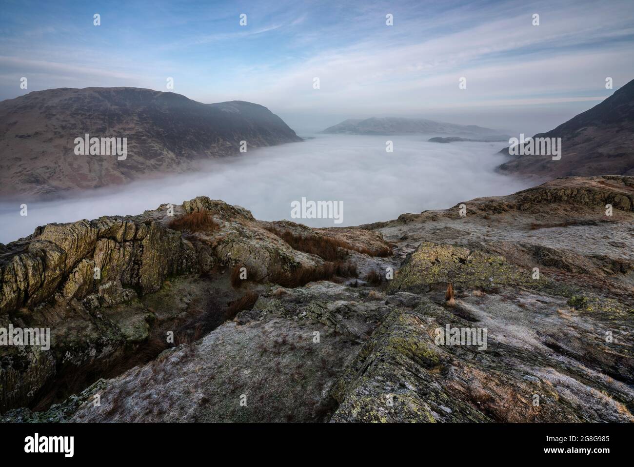 Rare cloud inversion through Crummock Water and Buttermere valleys ...