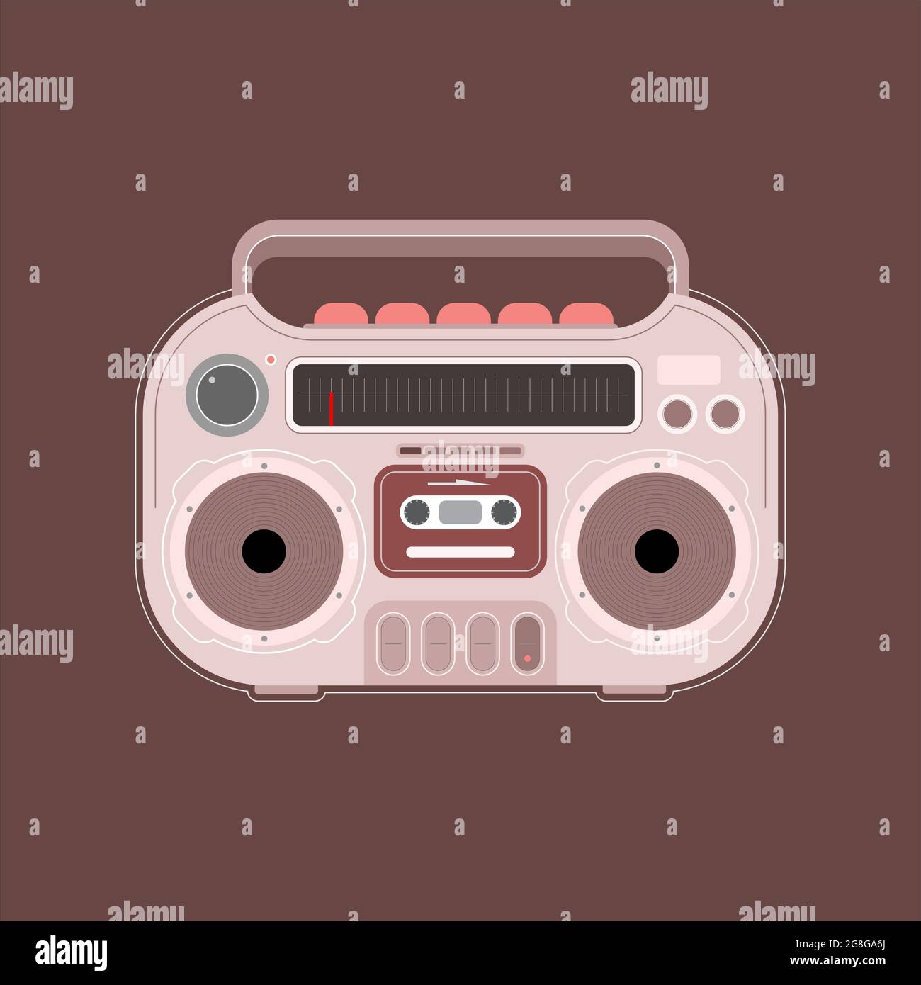 Radio and cassette Stock Vector Images - Alamy