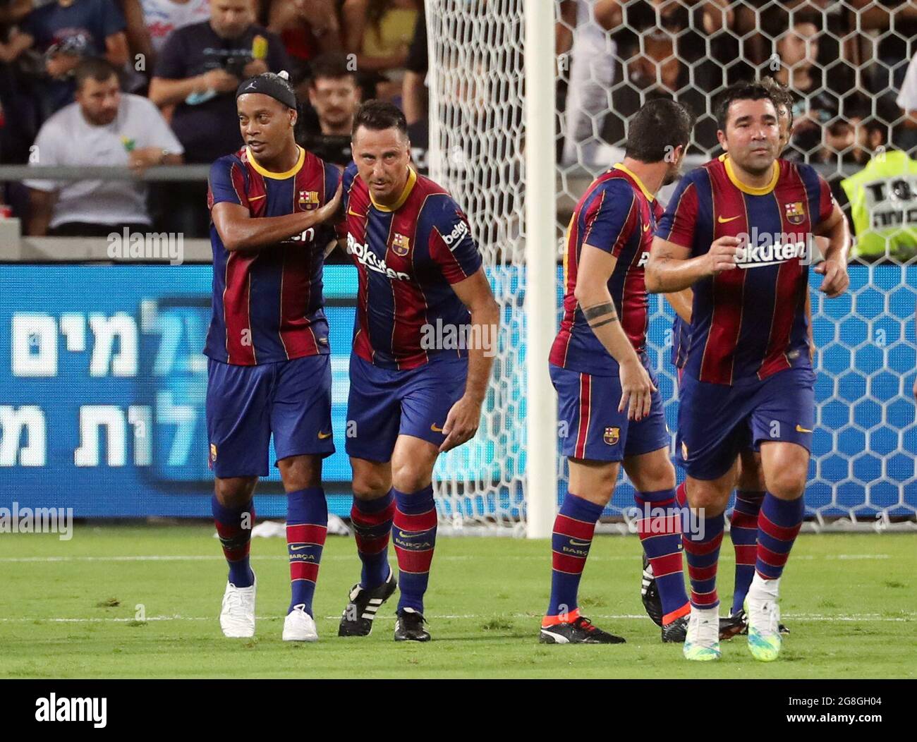Ronaldinho barcelona celebrates hi-res stock photography and images - Alamy
