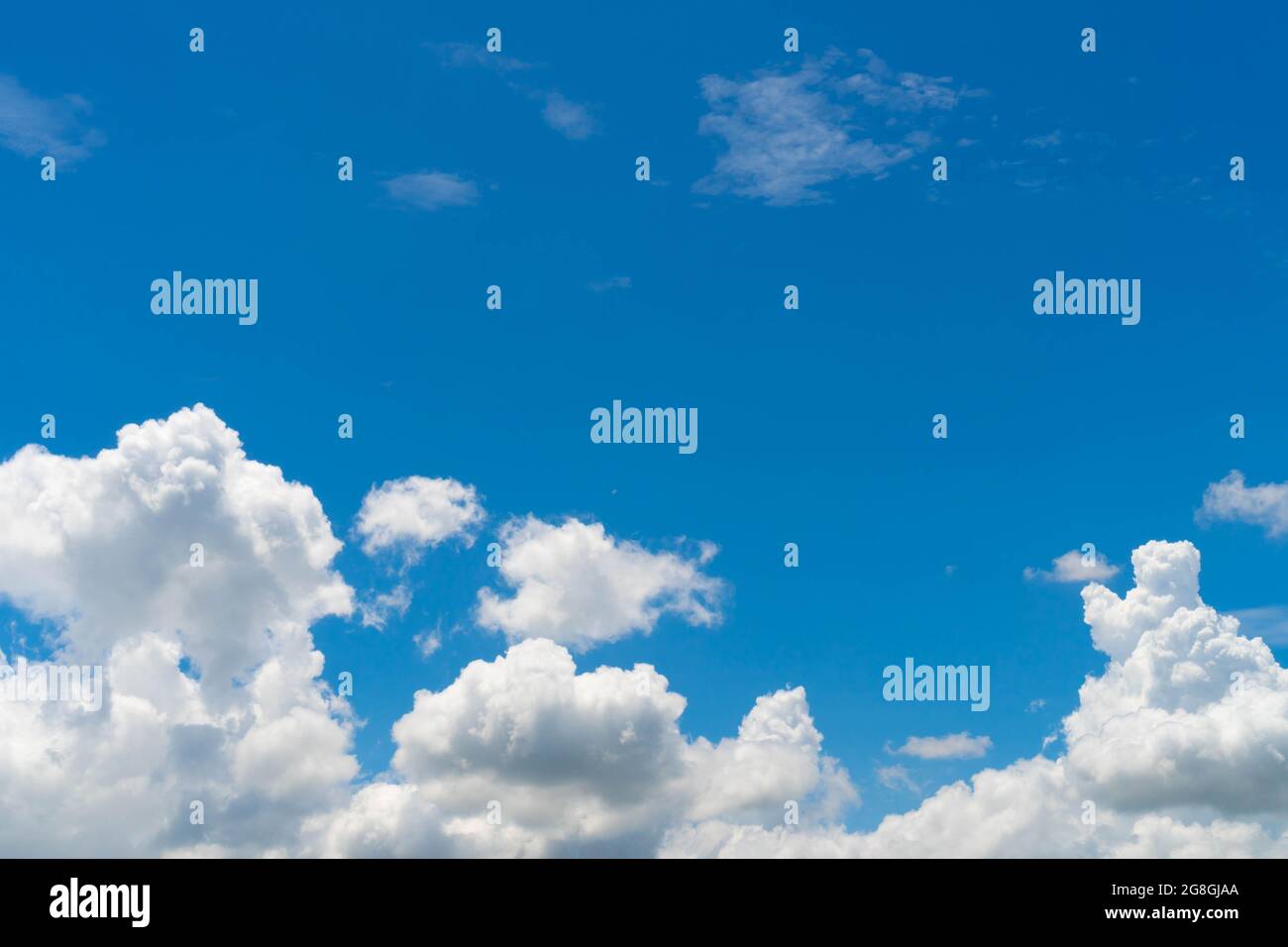 cloud and blue sky , white fluffy nature background texture Stock Photo ...