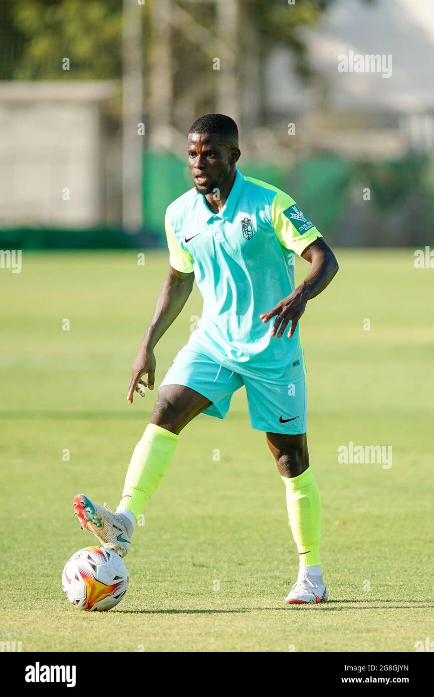Malaga, Spain. 19th July, 2021. Ramon Azeez seen in action during Granada CF vs Bournemouth FC friendly match of preseason 2021/2022 at Campo Federacion de Malaga.(Final Score: Granada CF 2 - 1 Bournemouth FC). Credit: SOPA Images Limited/Alamy Live News Stock Photo
