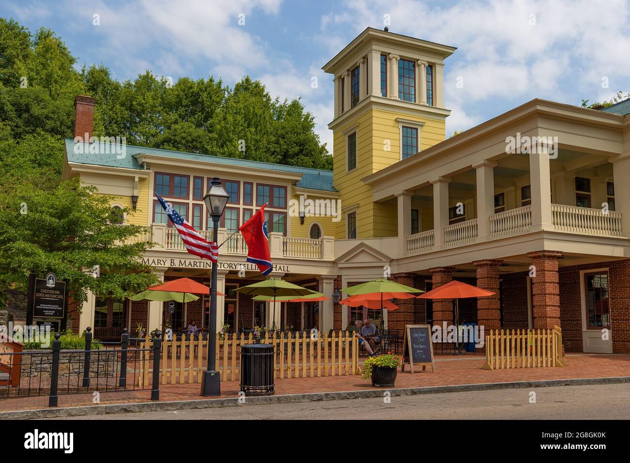 Jonesborough, Tennessee, USA July 4, 2021 Historic and the oldest