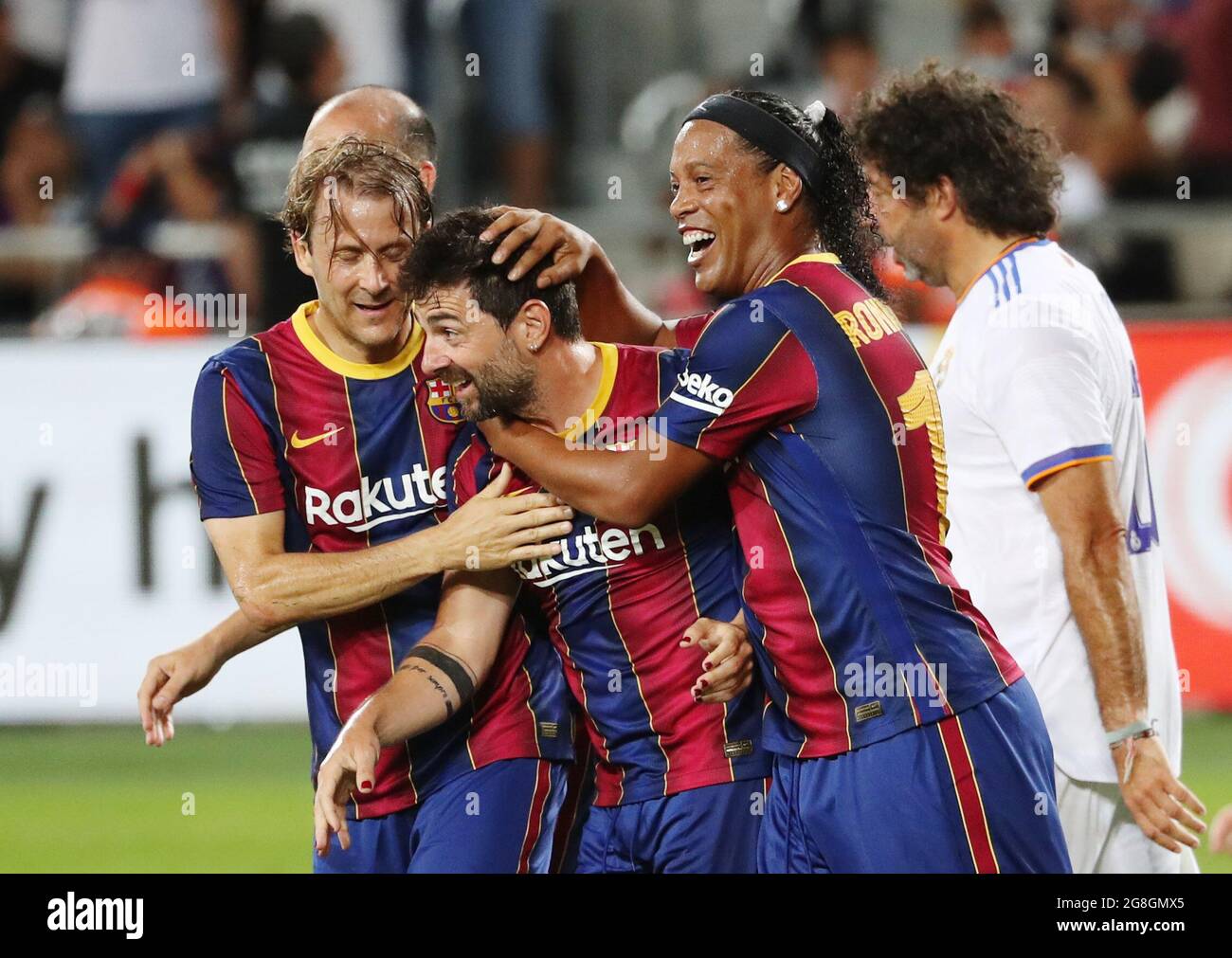 Soccer Football Fc Barcelona Legends V Real Madrid Legends Bloomfield Stadium Tel Aviv Israel July 20