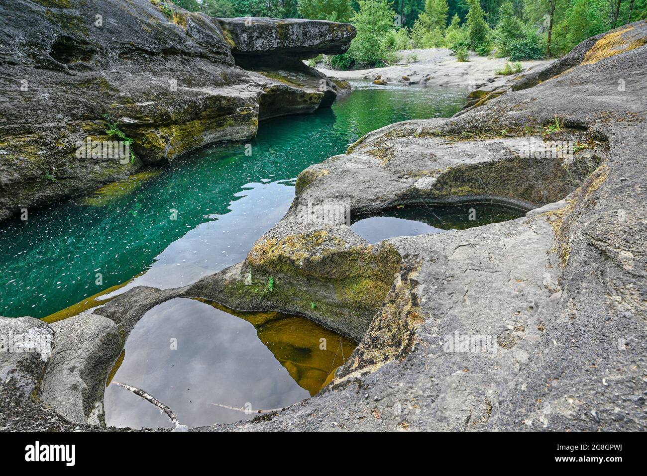 Top Bridge Community Park, Englishman River, near Parksville 