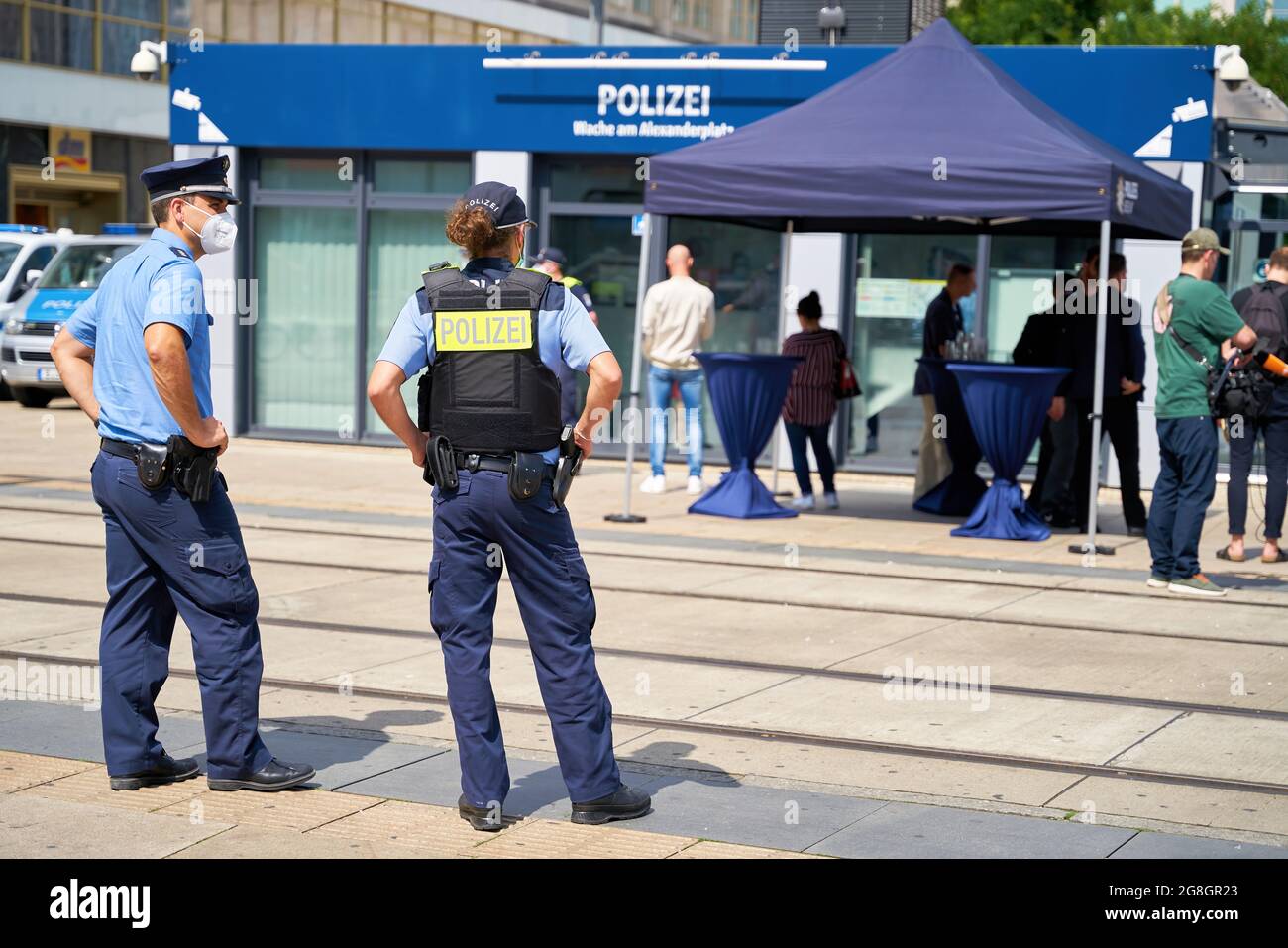 Mobile police station hi-res stock photography and images - Alamy