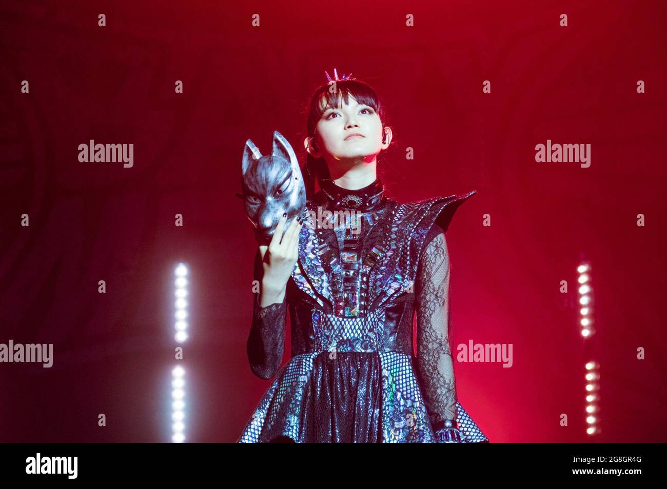 Japanese Kawaii Metal Band Babymetal Live In Concert At London S Brixton Academy Stock Photo Alamy