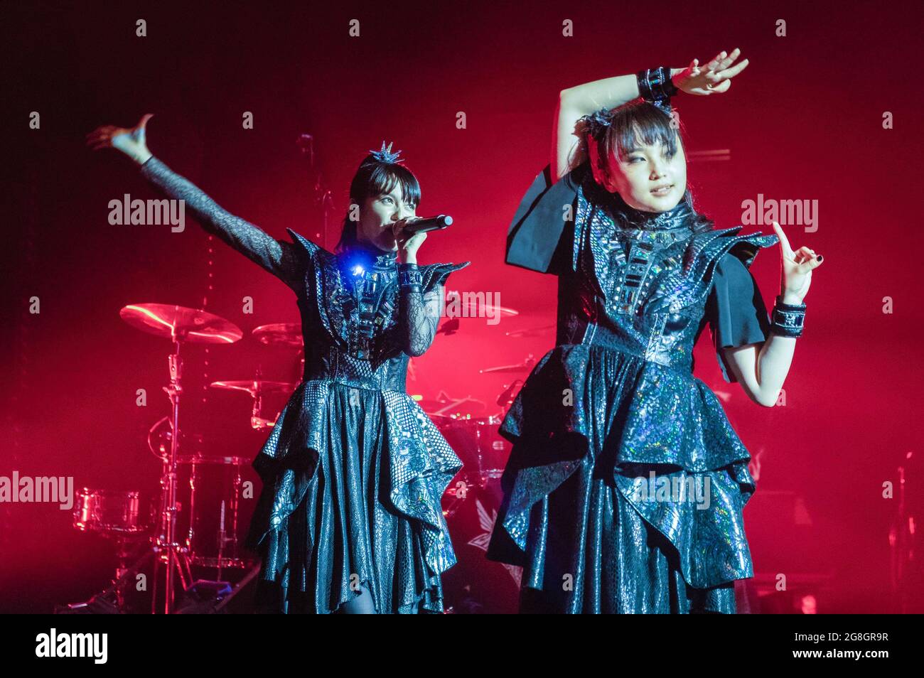 Japanese Kawaii Metal Band Babymetal Live In Concert At London S Brixton Academy Stock Photo Alamy