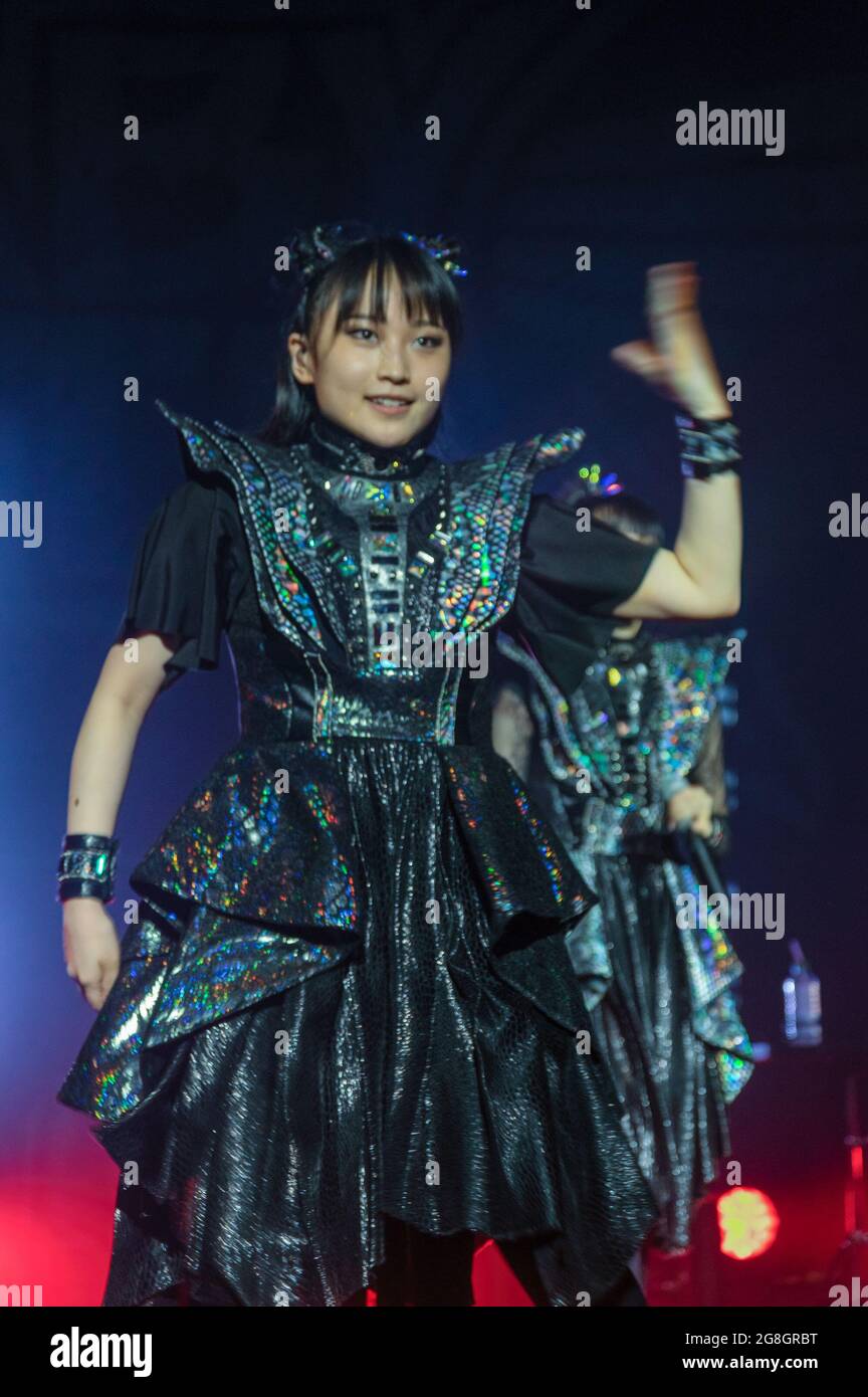 Japanese Kawaii Metal Band Babymetal Live In Concert At London S Brixton Academy Stock Photo Alamy