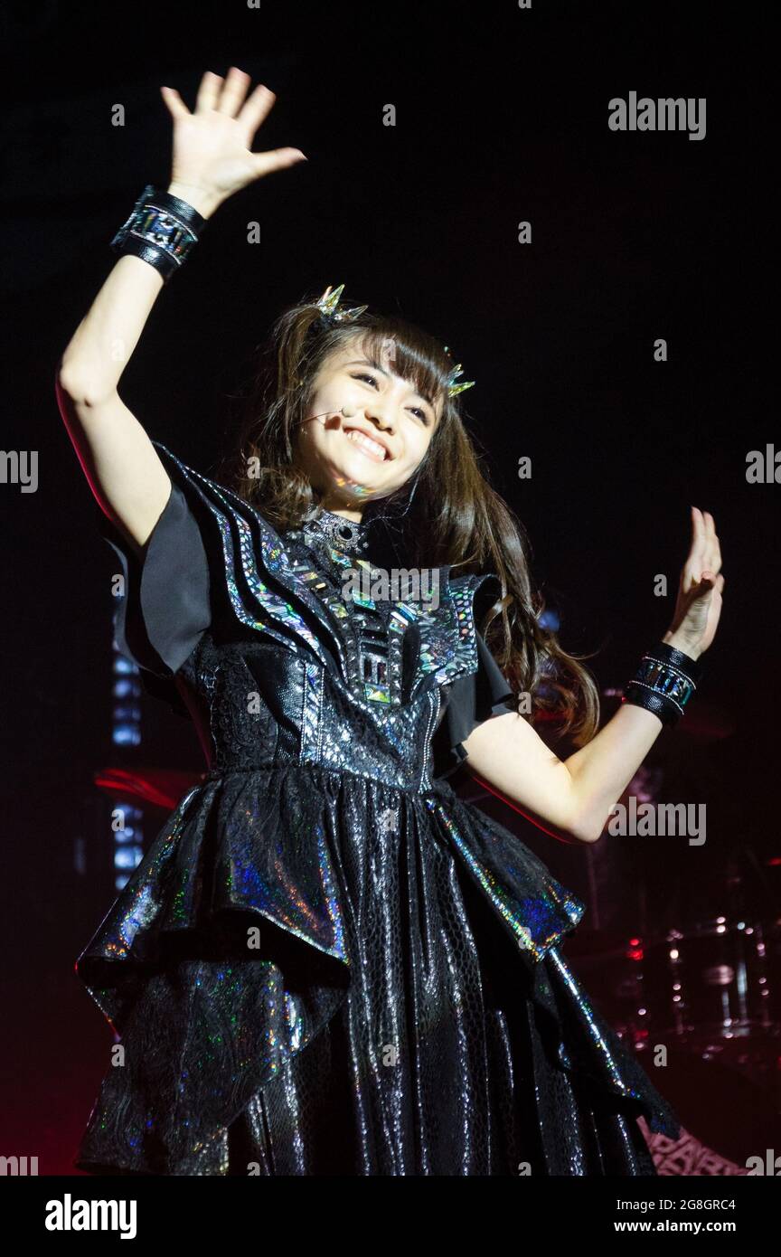 Japanese Kawaii Metal Band Babymetal Live In Concert At London S Brixton Academy Stock Photo Alamy