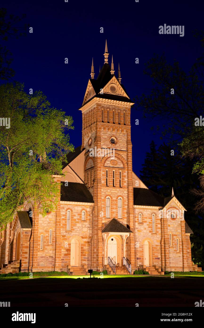 Paris Tabernacle, Paris, Idaho Stock Photo Alamy