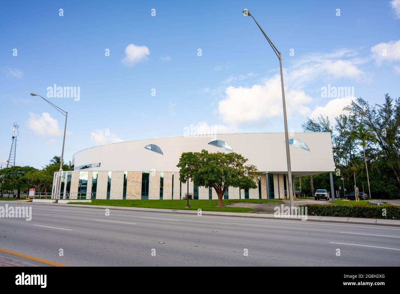 Miami, FL, USA - July 16, 2021: Photo of the North Dade Justice Center Miami FL Stock Photo