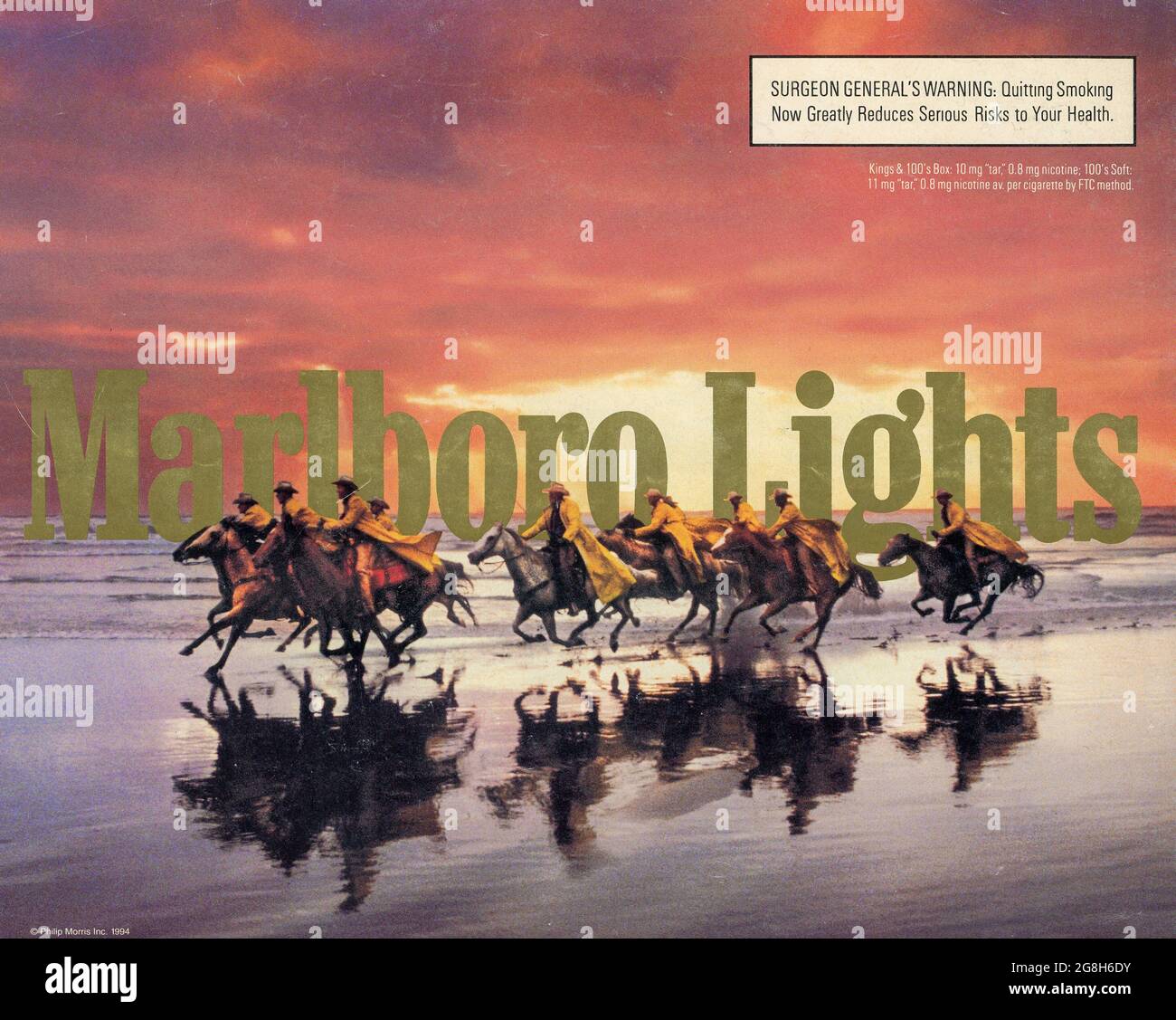 Marlboro lights ad hires stock photography and images Alamy