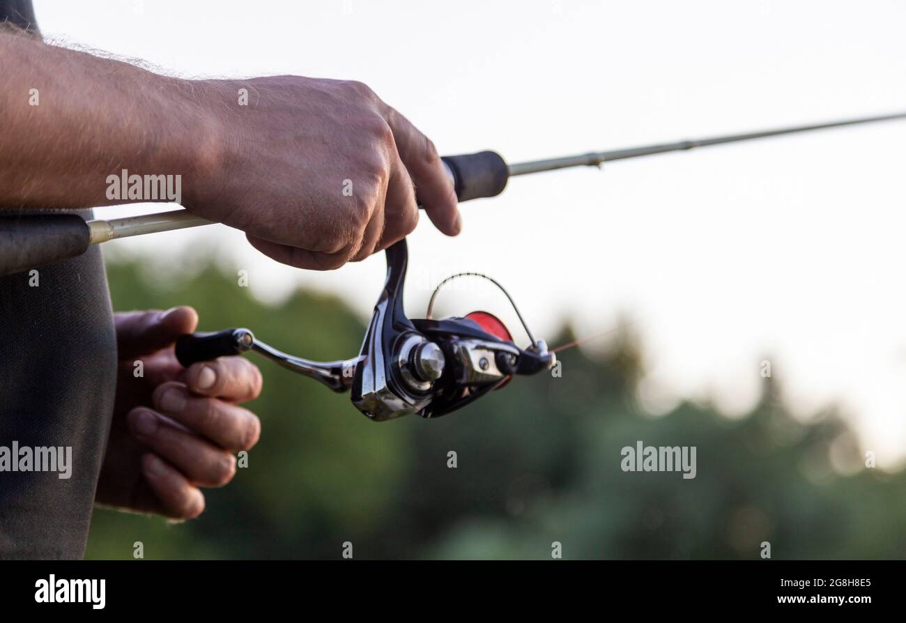 Fishing reel man hi-res stock photography and images - Page 3 - Alamy