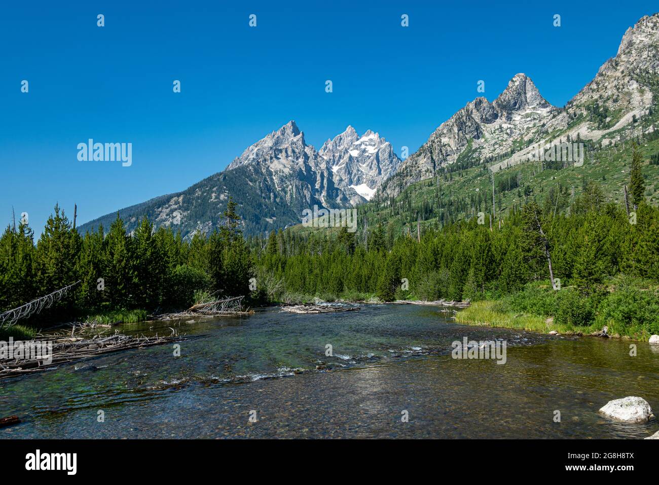 Jenny Lake Trail to Inspiration Point Stock Photo - Alamy