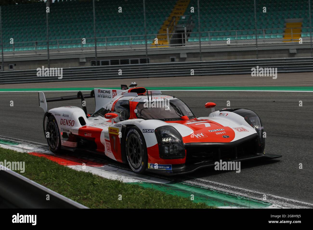 Toyota Gazoo Racing Toyota Gr010 Hybrid Mike Conway Kamui Kobayashi Jose Maria Lopez World Endurance Championship 21 Monza 16 18 July 21 Stock Photo Alamy